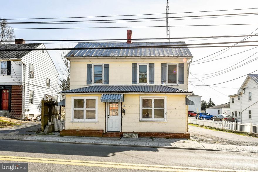 Calling all investors and DIY enthusiasts! This fixer-upper is priced to sell and offers a fantastic opportunity with two lots!  On one lot you will find a 3-bedroom, 1.5-bathroom home with loads of potential plus a detached garage with storage space above.  New windows, a pellet stove, and spacious rooms throughout.  Situated for easy access to Routes 45, I-81, and Route 9.  Sold AS-IS, with seller making no repairs.  Do not miss out on this chance to transform this diamond in the rough into your dream investment!