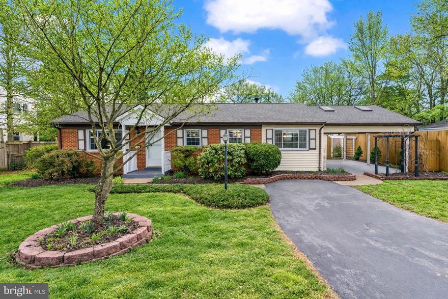 Easy living at its best! This charming one-level home offers a thoughtfully designed layout that makes everyday life simple, comfortable, and convenient, while a new roof in 2024, new hot water heater in 2026 and recent replacement of kitchen appliances ensure low-maintenance living for years to come.  A welcoming covered front porch greets you and your guests, setting the tone for the relaxed lifestyle this home provides.

Inside, the kitchen features quality wood cabinetry, granite countertops, and a full granite backsplash—creating a stylish and functional space for cooking and gathering. The kitchen flows easily into a spacious breakfast area and informal family room, perfect for casual meals and everyday living. A generously sized living room provides additional space for relaxing, entertaining, or creating memories with family and friends.

The primary bedroom offers comfort and privacy with a ceiling fan and light fixture along with its own ensuite powder room. Two additional bedrooms, each with ceiling fans and overhead lighting, share a full hall bath.

Outdoor living is just as enjoyable. A large covered rear porch with cathedral ceilings, skylights, and an overhead fan creates the perfect setting for alfresco dining, relaxing evenings, or entertaining guests. The flat backyard backs to a peaceful creek and trees, offering a beautiful natural backdrop and a blank canvas for gardening, play, or outdoor enjoyment.

For hobbyists or those needing extra space, a large shed with electricity & lighting provides an ideal workshop or studio, while a second shed offers convenient storage for lawn and garden equipment.

All of this in a convenient location near I-66 and within walking distance to schools, restaurants, shopping, and bus stops, and so close to numerous parks including Fairmont Regional Park and Bull Run Regional Park.