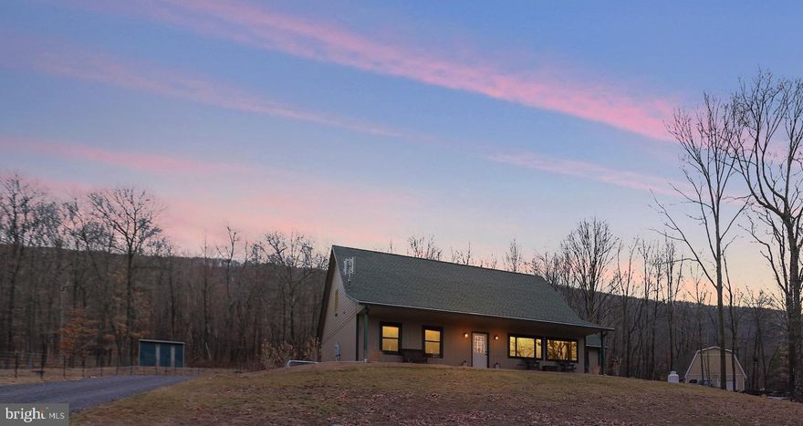 Two properties sold as one.  House sits on 1 acre:  Tax ID: 1-4-0120-00 and 44.08 acres Tax ID:  1-4-012-00. Total acres 45.08.   Million dollar views from your large front porch!  Extra shell of a house included,  was part of a past winery operation. Could now be converted into another house for AirBNB or for extra family members or subdivide & gorgeous views from there 2!  25 acres wooded, rest tillable or for your horses 🐴 to graze!  Use the extra building for barn below, living area above!  So many possibilities with this unique property!  For hunters, 25 wooded acres have not been hunted last 3 1/2 years, plus access to state game lands!  Forrester says the next 10-15 years white oaks should he ready for harvest $20-30K depending.  Great location:   less than 10 minutes to US 30, grocery stores, shopping, medical care, JLG Facility & my favorite golf course, Great Cove! 20  mins.  to the PA Turnpike, 15 mins. to the Maryland line & 40 mins. to Chambersburg..  **Veterans, opportunity to assume over 500K Mortage at 3.125% interest!
Sometimes an amazing property like this stays in families for generations, but now could be your opportunity to start your legacy!