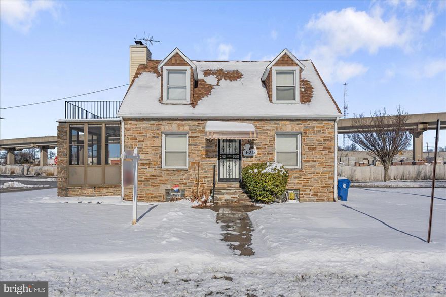 Change your address in 2025. Come check out this one of a kind simply adorable stone cape cod.  Situated on an oversized lot extending from one corner to the other corner!!!!!  That's a great feature!!!  Features include wood floors, 2 full bathrooms, 2 nice size bedroom, updated kitchen, main level sun porch and a top level deck. The flow of these rooms on the main level is ideal for entertaiing and the chef in your family will enjoy this updated kitchen.  The home is simply welcoming!!! Comfy and cozy this house has your name on it!!  come check it out.WOW....CHECK OUT THE LOT SIZE...LOOK AT THE MAP   EZ to show EZ to love!!!
Photos are virtually staged