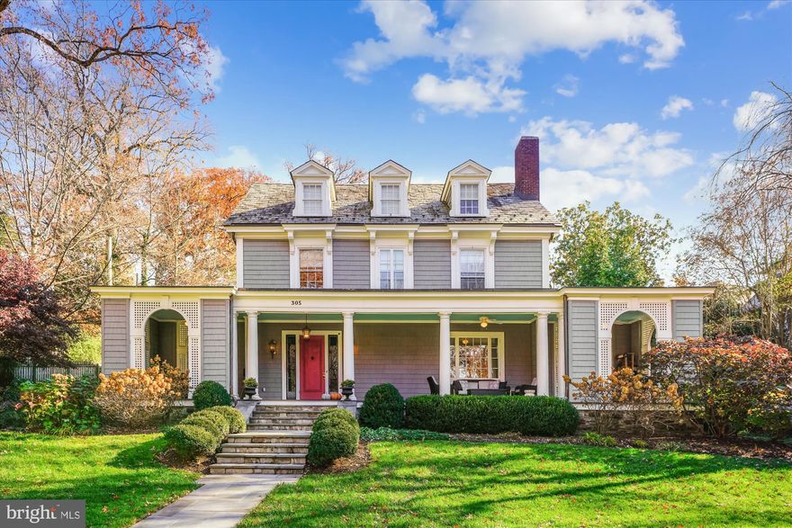 Goodwood Gardens is one of Baltimore’s most prestigious streets - you cannot physically walk along its sidewalk without slowing your step to admire each home.   Many of the grand dames that line this street radiate flair and glamour, but if you covet timeless elegance, then this is the home for you.  305 Goodwood Gardens personifies Roland Park with classic details - soaring ceiling height, traditional fireplaces, inlaid hardwood floors and stunning windows.  However, it’s the meld of original elements with today’s modern refinements that set this home apart and make it a masterpiece.  From the moment you walk up to the covered front porch, you can envision the endless dinner parties that will extend late into any perfect Spring or Summer evening.  The gracious foyer and formal living and dining rooms exude sophistication and beckon a Winter gathering of family and friends.  The newly designed kitchen and family room catapult this home to another level.  Gather around the center island, dine in the custom banquet, or relax under the bank of breath-taking windows.  All of life’s cherished moments can be shared in this amazing space.  And if that’s not enough, there is the tucked away, yet perfect mudroom (finally – a mudroom that is only visible to those that use it!).  The outdoor space off the kitchen is another showstopper with the most stunning patio and landscaping – think cozy nights in front of the firepit.  Alas, you will need some sleep from all the merriment you enjoyed on the main level.  Ascend the elegant front staircase (or the back staircase if you so desire) to a large second floor with a wonderful master suite and two gorgeous bedrooms.  The third floor offers options for two more bedrooms and a perfect bonus room.   And when you’re ready for more….a finished basement with room for all your hobbies!  The perfect recreation room with built-in desk, a large laundry room, a room equipped for all exercise equipment – and the perfect dog washing station.  This home has something for every member of the family.  The balance this home offers – from traditional to casual and elegant to cozy – is unparalleled.  You will love every detail.