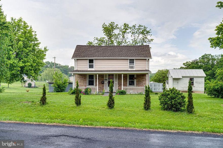 Great weekend getaway home, plenty of room for a garden, enjoy the quiet surroundings, and make this one yours. This property includes a beautiful 2.0-acre lot, perfect for kids and pets. The location is ideally suited, only ten minutes from I-81 or I-66. The home is a quaint two-story colonial with a large family room and great views from all the rooms. Newer roof, floor, drywall, kitchen sink, and deck.