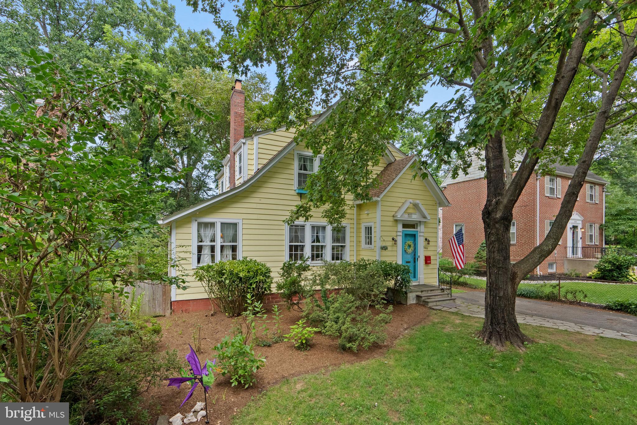 Contract Fell Thru due to financing! Please Show! Call listing agent for details. Charming 1926 Colonial known as The "Yellow House" and strategically located within the Town of University Park. Reminiscent of homes from a by-gone era, yet complete with thoughtful renovations that compliment it's original style, the home features outdoor entertaining space in the fully fenced rear yard, home office availability on the main level and all of the comforts of central A/C and gas heat. Loads of windows allow natural sunlight to penetrate the home throughout the year and a wood burning fireplace keeps you cozy during the winter months. Garage, off-street parking and beautiful landscaping lend towards it's appeal. An entry foyer with powder room, a formal LR w/FP, a separate formal DR, an updated kitchen w/pantry, a side den/office and a rear screened porch occupy the main level. 3BR's and 2BA's ensure easy living for family and guests. The lower level is a cellar basement that houses the washer and dryer, utilities and sump pump. A flagstone patio, vegetable garden, overhead storage in the garage, tankless hot water heater and a whole house water filter are some additional amenities. Radiator covers were added and updates to major systems include A/C (2 years), Roof (3 yrs), Kitchen (2016) and Baths (2024).
It's close to all of the amenities of the Rt, 1 Corridor (The Station at Riverdale Park-Burtons, Denizens, Golds Gym and so much more, Riverdale Park-Riviera Tapas, Banana Blossom Bistro, 2Fifty BBQ, Town Center Market, Farmers Markets, and The University of Maryland College Park Campus!). It's a commuters delight as major transportation routes (295, 95, 495, 50, Marc Train and The PG Metro Station and College Park Metro Station are just a few minutes away. The Trolley Trail affords accessibility to a myriad of local parks and recreation.