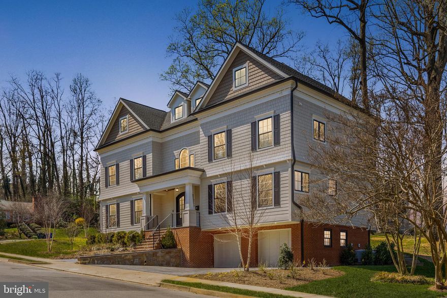 Combining golf course views with state-of-the-art luxury finishes, this spacious Four Level North Arlington Craftsman home definitely makes the cut!  Imagine waking up each morning and gazing out at the course over breakfast.  Indeed, both the master bedroom and kitchen boast direct views of golf course at adjacent Washington Golf and Country Club.  With 7 bedrooms, 5 full bathrooms, and 3 half baths, there's plenty of room for guests. Imagine relaxing or entertaining in one of the many interior entertaining spaces including a formal dining room with coffered ceilings, a living room with gas fireplace, a gourmet kitchen with large island, a media room, and a large recreation room with wet bar.  Outside, you'll enjoy two terraces and a fourth floor deck that offer great views of the golf course.  Bonus features include an elevator to all four floors, smart home technology for control of music and select lights and security cameras.  Only 4 miles to McLean central business district, 5 miles to Georgetown in Washington, DC, and 7 miles to Amazon's future HQ2 at National Landing in Crystal City.  Truly a vacation-like life without sacrificing convenience and urban amenities.  Note:  the foundation of this home dates to 1959.