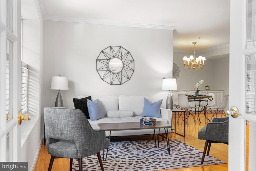 Open Saturday, July 12 from 11-1pm 
Refresh and Relax in your new  home -  welcome to 12310 Rosslare Ridge, Unit 301—one of the largest floor plans in the sought-after Rosslare Ridge community, offering just over 1,800 square feet of living space.
This spacious 2-bedroom, 2-bath condo with a versatile den is located on the third floor of a secure elevator building. The unit includes a gated, underground assigned parking space and an additional storage unit for added convenience.
Inside, you'll find gleaming wood floors throughout the main living areas and both bedrooms. The updated kitchen features brand-new stainless steel appliances and opens to a covered balcony with a sunny southwest exposure—perfect for enjoying natural light throughout the day.
The living room is elegant and inviting, complete with a gas fireplace, built-in bookcases, and classic plantation shutters. A set of French doors leads to the cozy den—an ideal space for a home office, library, or reading nook.
Entertain with ease in the formal dining room, which features custom built-in cabinetry for stylish storage. The spacious primary suite includes a large walk-in closet with custom wardrobe systems and an en-suite bath with a new double sink vanity.
Located just moments from Roundwood Shopping Center, you’ll have easy access to shops, dining, and everyday conveniences. Residents of the Mays Chapel North community also have the option to enjoy the nearby community pool for an additional fee.
Don't miss this opportunity to enjoy comfort, space, and convenience in one of the area’s most desirable locations!