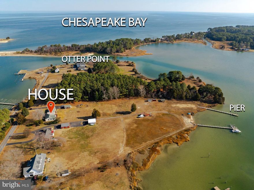 If you've been looking for peace and tranquility then this waterfront ranch-style home is for you. With front AND back views of St. Jerome Creek, every room is special.  Built in 1997, this well-maintained residence welcomes you with a spacious foyer that leads to the formal living room on the front of the house and the family room off the back. The kitchen has been updated with a beachy theme adding counter space for elaborate meals, storage and breakfast area. The formal dining room will host many guests and the mudroom gives you easy access to the backyard. The other side of the home boasts 3 well appointed bedrooms, all with large closets and views. The primary bedroom includes a luxury bathroom, walk in closet plus 2 additional closets and a picture window overlooking the creek and yard. The attached garage gives you staired access to the huge attic and the crawl space with concrete flooring  Outside, the property is all about casual creek living. With a boathouse for your watercraft and fishing/crabbing supplies, shed for storage and a detached garage used as a cottage in previous years., you can enjoy peaceful views and the soothing sounds of nature right from your backyard or the pier where you can tie off up to 2 boats.  This home is not just a place to live; it's a lifestyle.