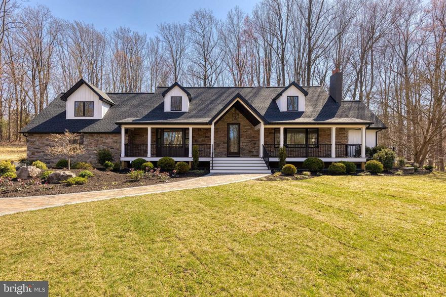 Exceptional Properties. Exceptional Clients. Welcome to your dream retreat! This stunning property offers over 5000 square feet of meticulously renovated living space, nestled on 8 picturesque acres of land. Every inch of this home has been renovated and all mechanical systems, roof, well, and windows are all brand new. Step inside to discover a brand new renovation that seamlessly blends modern luxury with classic charm. The expansive layout boasts 4 spacious bedrooms and 3.5 baths, providing ample space for relaxation and entertainment. The walkup basement is also finished offering additional entertainment space and a 5th den/bedroom. Experience the epitome of indoor-outdoor living with a massive deck, outdoor bar and front porch, perfect for soaking in the breathtaking views of the surrounding landscape. Whether you're hosting gatherings or enjoying time with loved ones, this outdoor oasis is sure to impress. Wake up to the beauty of nature and retire in style in the luxurious primary suite, complete with a spa-like ensuite bath. Conveniently located yet secluded enough to offer tranquility and privacy, this property is a rare find. The 8 acre lot also allows the potential for subdivision(Buyers to determine viability of subdivision). Schedule your showing today and prepare to fall in love with everything this home has to offer.