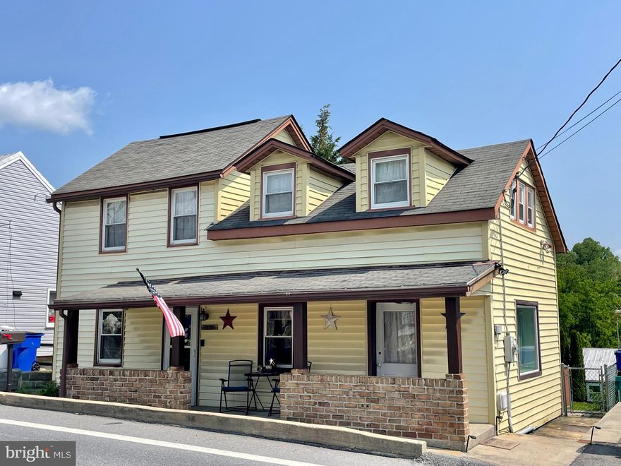 COZY COLONIAL STYLE HOME W/LARGE FENCED IN REAR YARD & GARAGE IN SABILLASVILLE!  GREAT RURAL LOCATION MINUTES FROM PA/MD LINE-CLOSE TO BLUE RIDGE SUMMIT, PA & THURMONT, MD;  GREAT INVESTMENT OPPORTUNITY! CURRENTLY OCCUPIED AS RENTAL PROPERTY WITH  MONTHLY INCOME OF $1,850. MAIN FLOOR  HAS KITCHEN, LIVING ROOM, FULL BATH,  & LAUNDRY; 2ND FLOOR W/2 BEDROOMS, OFFICE (OR 3RD BEDROOM) & PARTIAL ATTIC; UNFINISHED BASEMENT;  LARGE FENCED IN REAR YARD AND SIDE PARKING; COMPLETE WITH  25X50 BLOCK GARAGE PERFECT FOR THE HOBBYIST/COLLECTOR; GREAT MOUNTAIN VIEWS! OWNERS ARE HAVING A NEW SEPTIC SYSTEM INSTALLED.