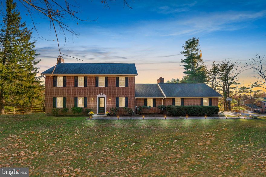 Now is the perfect time to make this wonderful Kalmia Farms property your very own Home for the Holidays! You will fall in love with all the creative details in this 4-bedroom/3.5 bath Colonial on an absolute oasis of a lot with spectacular views for every season!  Many recent upgrades & improvements include the delightfully renovated kitchen (2017) featuring ceramic tile floor, quartz countertops & a fabulous hand-hammered copper farmhouse sink.  Be sure to note the warm wood floors on two levels & two cozy wood-burning fireplaces to keep you snug throughout the Winter.  The views offer complete tranquility in all directions. The spacious fully fenced backyard is enhanced by many varieties of native plants, flowers & fruit-producing fig trees --there's even room for a pony! The freshly paved driveway leads to a large 2-car garage with lots of extra parking.  A new front door, recent roof (2014) freshly painted interior, all new plumbing (2022) further enhance this move-in ready home.  The location is simply the best---close proximity to Triadelphia Resevoir for those who love to hike, fish, kayak or simply enjoy the natural beauty of the Howard County countryside.   You will definitely want to make this very special home your own, so do not wait another moment to schedule your tour!