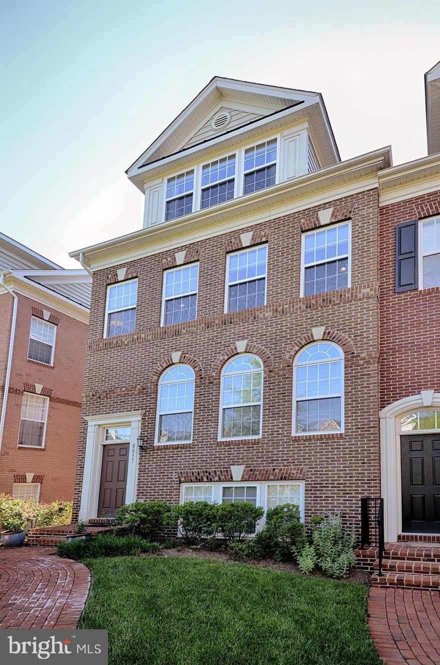 Former Builders Model Home with Designer touches at every step*4BR Corner End-Unit is a beauty in heart of Tysons Corner*4-lvls of LUXURY living space*Upscale & Upgrades at every turn*Designer Paint Colors*Gleaming hardwood floors entire main level with recess lighting & upscale crown molding trim package*Lots of natural light streams through the entire townhome from the large windows & palladian windows & transoms*Open Living & Dining Rooms*Spacious Granite Gourmet Kitchen w/Custom Backsplash, huge island, ample cabinetry space & SS appliances*Family room off kitchen leads to balcony*Large Master Suite with LUX Bath including granite vanity double sink, tiled floors & shower & separate soaking tub*3 additional bedrooms + 2 additional bathrooms upstairs + 2nd balcony*Lower level rec room has cozy fireplace*Home faces a central park** Available for lease 7.8.22