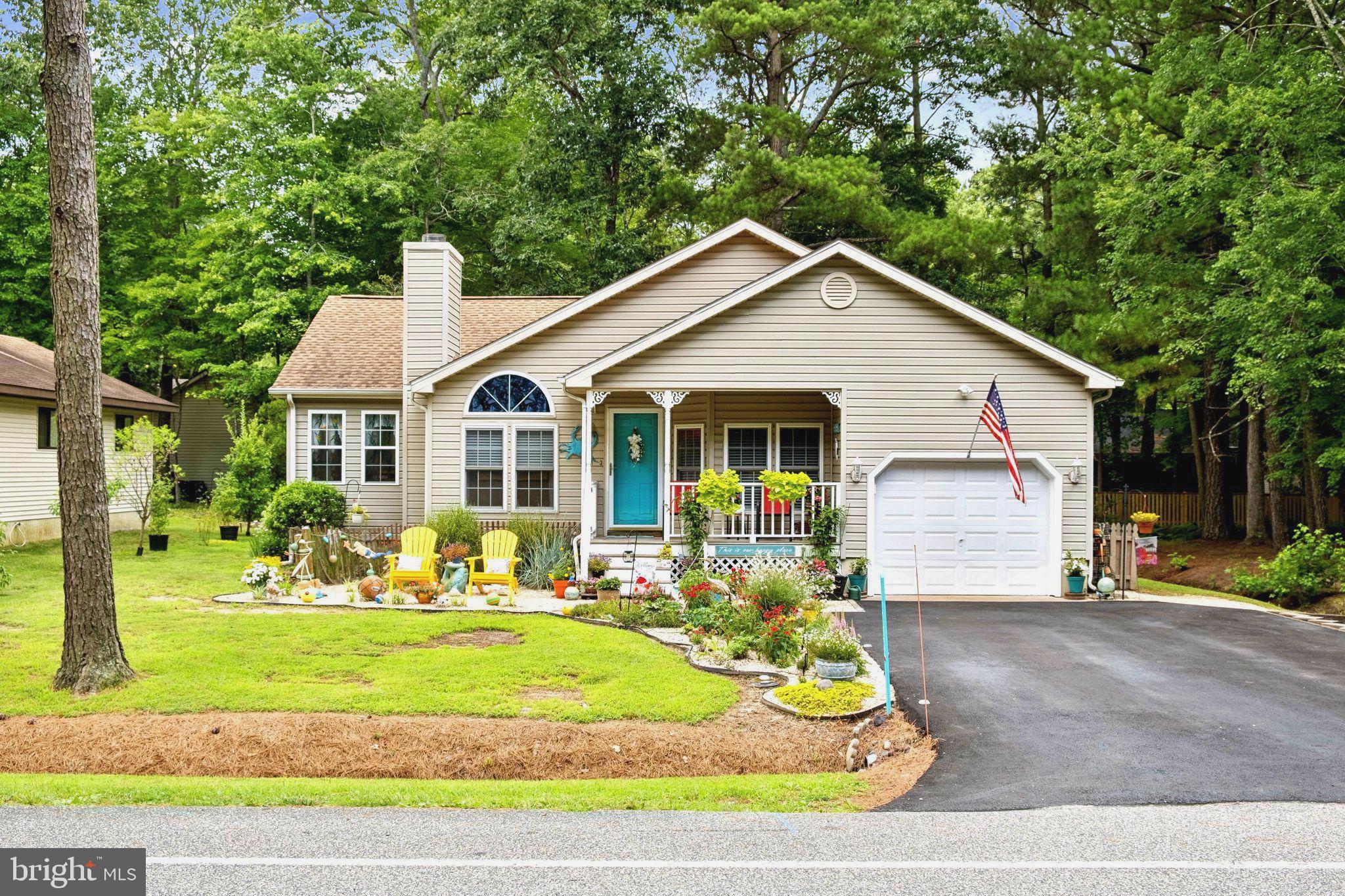 Welcome to 1042 Ocean Parkway – a beautifully maintained 3-bedroom, 2-bath rancher in the heart of Ocean Pines! This spacious home features a sunroom filled with natural light, an attached garage, and a generously sized backyard with Shed—perfect for entertaining or adding your dream patio. Inside, you’ll find easy-care laminate and tile flooring throughout (no carpet!), a cozy gas fireplace, and thoughtful upgrades including Quartz countertops, a newer roof (2018), and an updated HVAC system (2014). The primary suite boasts a walk-in closet and en suite bath, while the home is also equipped with 7 ceiling fans, two linen closets, and updated appliances. Enjoy an unbeatable location within walking/biking distance to the community lake, parks, sports courts, shops, and restaurants. Ocean Pines amenities are second to none—5 pools (one indoor), a Yacht Club, golf course, beach club, marina, community center, and so much more. Whether you’re looking for a primary residence, a coastal getaway, or a low-maintenance investment, this home offers it all! Seller offering credits for buyer closing costs.
