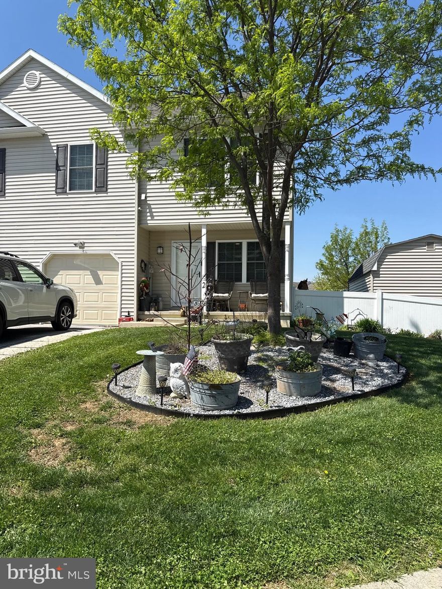 This well-maintained townhome in the desirable Eastern School District offers a bright, open layout perfect for everyday living and entertaining. The main level features the  living room that flows into the kitchen/dining area, complete with an island, pantry, modern appliances, and durable vinyl plank flooring, along with a convenient first-floor coat closet.  Upstairs, you’ll find three nice sized bedrooms, including a primary suite with a walk-in closet and private full bath, and another full bath for family and guests.
 A rare full basement adds extra living space not commonly found in this community! This walk-out lower level provides even more potential for additional living space, while outside you can enjoy a fenced backyard with a shaded area, patio area and storage shed. Additional highlights include central air, gas heat, a one-car garage with driveway and overflow parking, and a low-maintenance lifestyle where lawn care, (outside of your fenced area) and snow removal are taken care of for you. Whole house surge protector and water softener system are a plus!! Ideally located near Route 30, I-83, shopping, dining, and an easy commute to Lancaster, this move-in ready home is a fantastic opportunity you won’t want to miss!