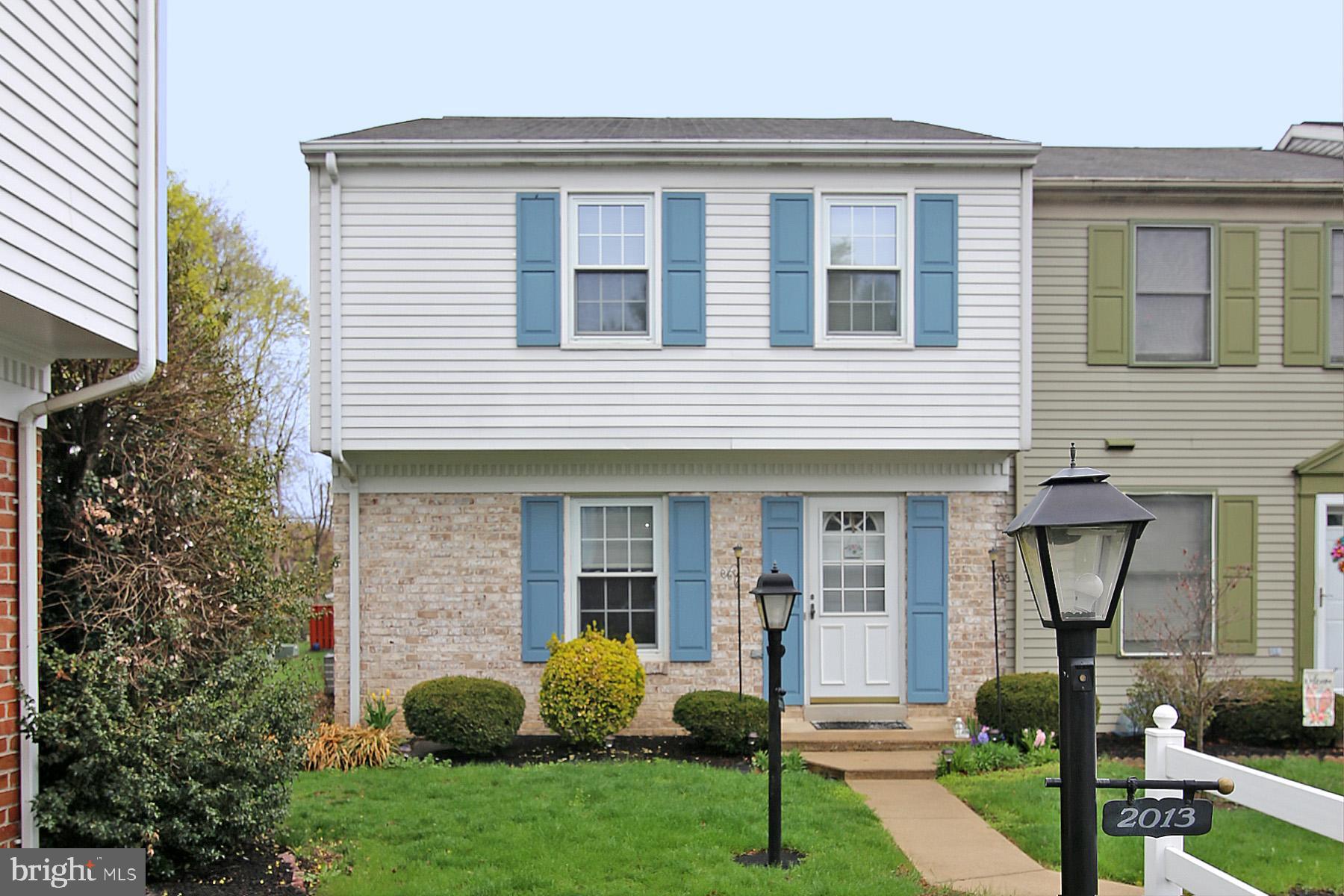 Check out this wonderful end unit located on a prime lot! This home features a first floor half bath, corner fireplace, covered porch, second floor has two large bedrooms, 2 bathrooms, 1 of the bedrooms even has a second hook up for a washer and dryer in the closet!
The basement has a beautiful finished living room, as well as a large storage space!