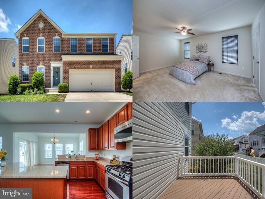 Come see this amazing 4 bed/2.5 bath home in great condition! Features an upgraded kitchen w/granite counter tops, stainless steel appliances. 1st floor offers gorgeous hardwood floors & new carpet. Bright, sunlit breakfast nook walks out to maintenance-free deck! Master suite. Minutes from route 1/17, 208, & I-95 & Cosner's Corner!