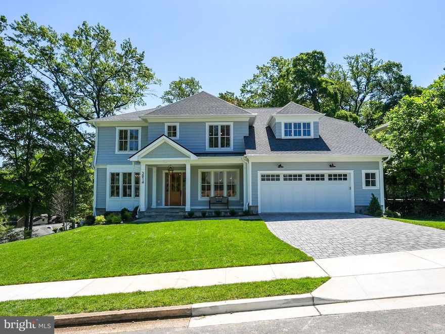Welcome to 3814 Roberts Lane, a luxurious residence in the heart of Arlington, VA, offering unparalleled features and specifications. Meticulously crafted, this home spans 7,225 square feet of finished living space, seamlessly blending elegance with functionality.  

Inside discover 6 spacious bedrooms, 6 ½ bathrooms, and a versatile first-floor office/6th bedroom. With 9’ foundation walls, 10’ first-floor ceilings, and 9’ second-floor ceilings, the space feels open and airy. The finished basement includes a bedroom, full bath, half bath, wet bar with two large wine refrigerators, exercise room, large rec room, finished storage.  White Oak staircases, 7” Character Grade White Oak hardwood flooring, and an elaborate trim package contribute to the home's sophisticated ambiance. The family room is adorned with a 42” ventless fireplace featuring a stone surround and reclaimed wood mantle. The kitchen, a chef's dream, boasts maple cabinetry, 2 ½” quartz countertops, and high-end appliances including a 48” Wolf Range and Sub Zero Refrigerator.

Indulge in the custom master bathroom design with his and her sinks, a separate soaking tub, marble shower, and heavy glass enclosure. Maple vanities with upgraded Kohler faucets, handheld, and rain head in the master bathroom are complemented by designer tile in all bathrooms.

On the electrical front, the home features 400 Amp Service, upgraded designer light fixtures, and CAT6 wiring for modern convenience. Recessed lighting is found throughout, along with ceiling fans in all upstairs bedrooms, the family room, and the screened-in porch. Garage is prewired with 240V for one EV charging station (not included).  

The residence sits on a generous 17,387 square foot lot with Hardi-Plank/Shingle siding and Limited Lifetime Warranty Architectural Roof Shingles. The professionally landscaped home-site includes an oversized 2-car garage with stain-grade Craftsman Style Overhead Garage Doors and a large screened-in porch with a fireplace.  A Stain Grade front door, designer exterior lighting, and a Ring/Nest doorbell enhance both security and curb appeal. In terms of energy efficiency, the home features a 75-gallon gas water heater, 2-zone HVAC system, and an insulation package that includes air-sealing and high-grade insulation throughout.

For added peace of mind, a 1-year front door to back door warranty, pre-construction, pre-drywall, and pre-settlement meetings are included. Additionally, 30-day and 1-year service warranty appointments and a 1-year drywall and paint warranty are provided by a trusted 3rd generation home builder.