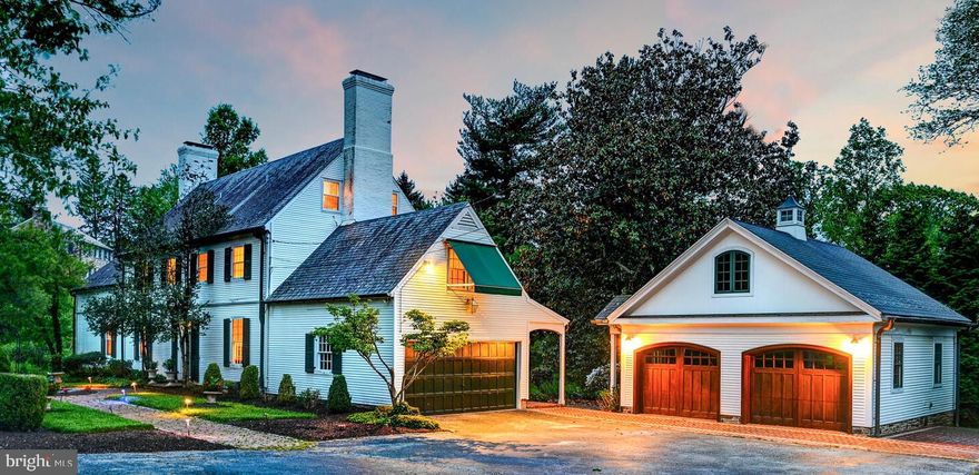 Absolutely stunning! Discover serenity in this private and picturesque lot nestled in the heart of Ruxton/Woodbrook. This immaculate residence boasts a plethora of luxurious amenities, including a formal living room adorned with a woodburning fireplace, an elegant formal dining room complete with built-ins, and a gourmet kitchen featuring a convenient breakfast bar. Entertaining is effortless in the expansive great room, equipped with a wet bar and adjoining half bath, which seamlessly transitions to a delightful screened-in porch overlooking the lush yard—a perfect retreat for enjoying the tranquil surroundings. Retreat to the sizable primary bedroom, accompanied by a bathroom of grand proportions and a spacious walk-in closet. With generously sized bedrooms, this home offers ample space for rest and relaxation. Featuring a total of five bedrooms, five full baths, and two half baths, this residence caters to the needs of a growing family or those who love to entertain. Additionally, the finished detached garage provides an ideal separate entertainment space, adding versatility to the property's layout. Designed by the esteemed Palmer Lambdin, this home exudes sophistication and timeless elegance. Step outside to discover the captivating rear garden—a true oasis of tranquility and natural beauty. Experience the epitome of luxury living—a rare gem in the sought-after Ruxton/Woodbrook community. Don't miss the opportunity to make this exceptional property your own! Property being sold AS IS.