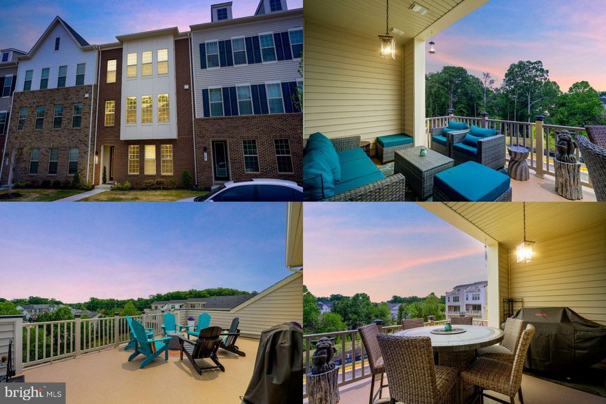 Move into this BRAND NEW CONSTRUCTION IMMEDIATELY at a below-new-build price! Enjoy this Holden Model Townhome with 3,100 square feet of modern luxury spread across four levels! On entry, take in the office and full bathroom, followed by the grand living area on the main level featuring a gas fireplace, a unique kitchen with a center island, quartz countertops, stainless steel appliances, and a backsplash, and a separate spacious dining room perfect for entertaining. The sliding glass doors on this level lead to a cozy covered porch. Heading upstairs, the bedroom level offers three spacious bedrooms, the primary featuring a walk-in closet, and a bathroom graced by dual vanities. Additionally, you’ll find a separate laundry room. Up one floor higher is the awe-inspiring loft/office/bedroom with a rooftop terrace offering glimpses of the breathtaking views of the trees and common area. For added convenience, you'll love the the extra-wide garage that holds 2 cars comfortably. Finally, the prime location near the historic downtown Leesburg, dining, and the Leesburg Premium Outlets make it even more of an exquisite find! The friendly and welcoming neighbors always make for a pleasant atmosphere. With its close commute to major highways, expressways and wonderful amenities, this home is sure to leave a lasting impression. ** Accepting backup Offers