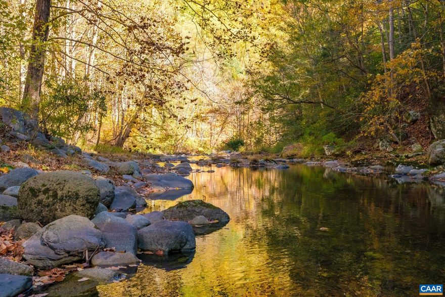 Backing up to the National Forrest, this 40 acre property has stunning mountain views, an adorable cottage, lots of privacy and last but not least, one of the best Tye River frontage parcels out there. A hunting and hiking paradise. A 32 X 64 slab has been poured for the main house (perk report for a 3-4 bedroom house in documents) and has radiant heat tubes installed. And a large pole barn is already in place. The land goes down to North Fork Rd so swimming holes and fishing in that beautiful river, are an option as well. The cottage is run on solar energy but CVEC has already approved bringing electric up to the site (easement signed). With that comes Firefly fiber optic internet! There is a strong well and cistern and a year round spring. Check out the new division plat in the documents.  The 1.3 acre Tye River site has a permanent deck and covered structure. The river is bold and beautiful here. Pictures don't do it justice! It's peaceful and invigorating at the same time. Totally secluded and ready for family and friends to get together and enjoy. This is a one of a kind offering. Don't miss it!