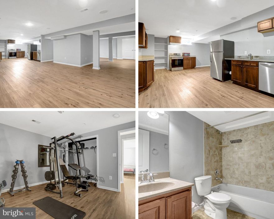 Two bedroom basement apartment with private entrance  available in Fort Washington! Modern vinyl plank flooring greets you at the front door and leads you into the expansive living room. From here, you’ll discover the spacious, open kitchen, featuring stainless steel appliances and an abundance of storage. Both sizable bedrooms share a handsomely renovated full bathroom in the hall. For your convenience, convenient in-unit laundry is provided, along with access to the home gym and one garage space. Step outside and enjoy relaxing or grilling on the patio, with mature trees lining the fenced backyard. Just minutes to Safeway, Target, Tanger Outlets, National Harbor,  Joint Bases Andrews and Anacostia-Bolling,  Fort Washington Park, and Adventist Healthcare. Quick access to Indian Head Highway, I-495, Oxon Hill Road, and Branch Avenue. Looking for a responsible, quiet, and clean tenant. Occupancy limit is two people. Schedule a private tour today for February move-in!