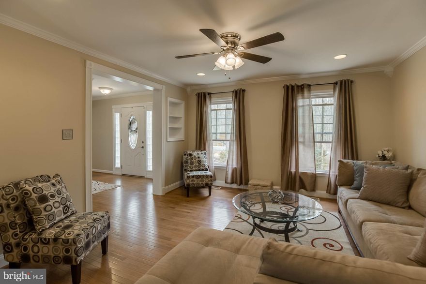 This stunning 4 Bedroom home boasts tons of updates which include: fresh paint, new carpet, new wood flooring in the basement, all new bathrooms, including a new full bathroom in the basement.  The home is located in the Woodbine Woods community, no HOA, and sits on over an acre of land backing to woods. The location provides easy access to all major roads and amenities.  It is Move-In ready!