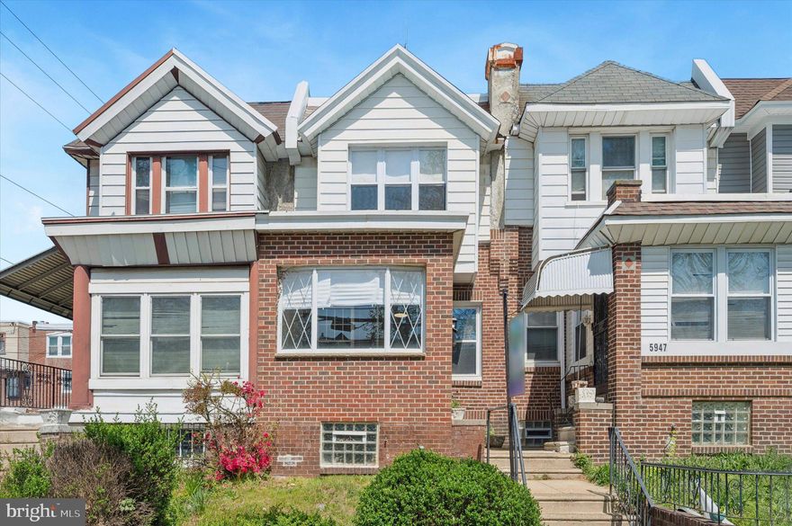 Nestled in the charming Overbrook neighborhood, this exquisite 1925 traditional townhouse exudes timeless elegance and modern comfort. With three spacious bedrooms and a beautifully appointed full bathroom, this residence is designed for both relaxation and entertaining. The inviting living area features a cozy fireplace, perfect for creating warm memories on chilly evenings. The unfinished basement offers endless possibilities for customization, whether you envision a home gym, workshop, or additional storage. The rear-entry garage and driveway ensure convenient parking, while on-street options provide flexibility for guests. With public transportation just a stone's throw away, commuting to the city is a breeze, allowing you to enjoy the vibrant lifestyle that urban living offers. This home harmoniously blends classic charm with modern amenities, making it an ideal sanctuary for those seeking a refined yet comfortable lifestyle. Experience the allure of Overbrook, where community spirit meets the sophistication of city living. Embrace the opportunity to make this exceptional property your own and enjoy the luxury of a home that truly reflects your aspirations.