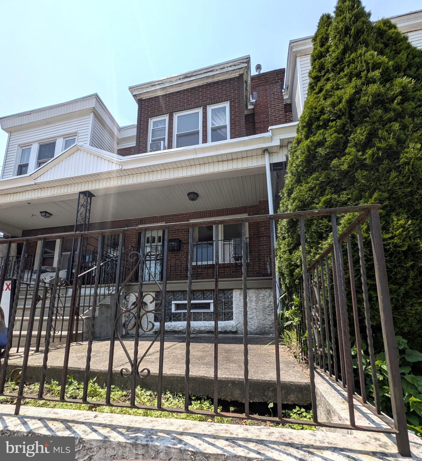 Great opportunity for a first time buyer or investor. Property is in good , move in condition and being sold AS IS. Nice front porch with wrought iron gate. Enter through a small vestibule and walk through the very large living room, which flows to the dining room and kitchen. The entire main level is open concept. No need to have to take laundry to the basement, because the newer washer & dryer are right in the kitchen for your convenience.
Upstairs, you'll find 3 good sized bedrooms and a hall bath. The basement is large and open, with a newer back door. The home has AC units in all BRs and living room, vinyl replacement windows, newer storm and rear doors, upgraded electric, 12 YO boiler and a newer roof. Great investment for buy & hold or someone who doesn't want to pay rent. Freshly painted in many rooms, nice & clean no carpet and ready to settle whenever buyer wishes! Showings 4-7:30 M-F and 12:30-7:30 on Sat & Sun