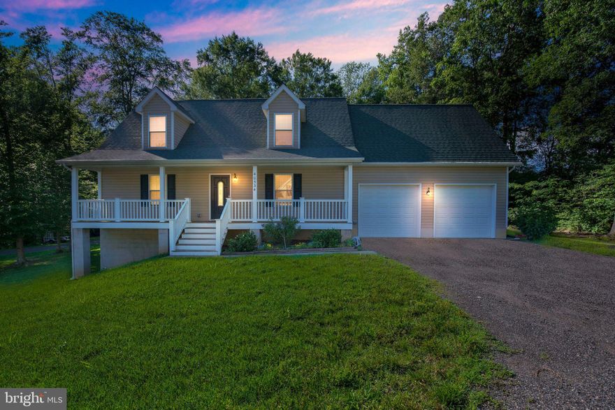 Welcome home to this beautifully maintained Cape Cod built by Hallmark Homes in 2016, situated on a peaceful 1.98-acre lot! Relax on the inviting front porch and take in the tranquil surroundings. Inside, you'll find a spacious living and dining room combo, perfect for entertaining. The kitchen features granite countertops, stainless steel appliances, and a walk-in pantry—ideal for any home chef.

The main level offers a convenient half bath and a private primary suite complete with a full en suite bathroom. Upstairs, you’ll find two generously sized bedrooms and a full bath, offering comfortable space for family or guests. A large bonus room over the 2-car garage is ready to be finished to fit your needs—home office, playroom, or media room!

Enjoy outdoor living on the 10x12 wood deck, and take advantage of the Amish-built shed that conveys with the home. Located just minutes from Leonardtown’s hospital, banks, restaurants, and charming downtown, and an easy commute to Patuxent River Naval Air Station. This is the perfect blend of space, comfort, and convenience—don’t miss it!