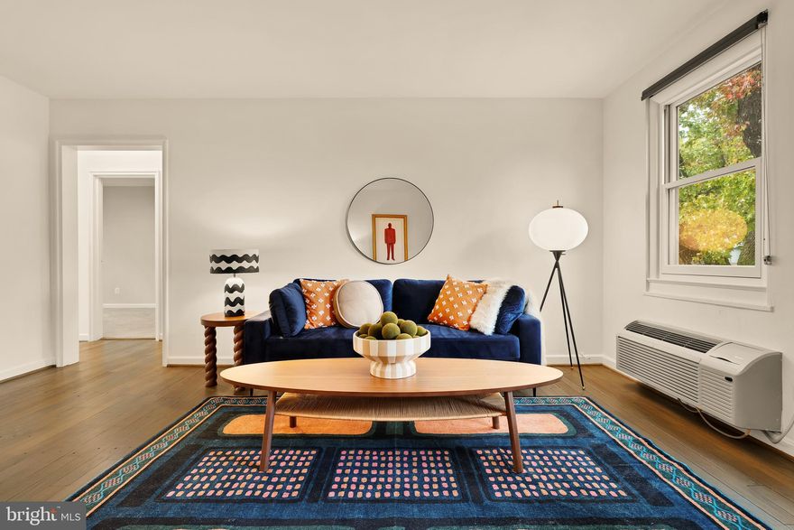 For those looking for a quiet oasis perfectly placed in Chevy Chase, welcome to 4818 Chevy Chase Dr #303 - a meticulously maintained 2 bedroom 1 bathroom + Parking + Storage that’s been recently renovated and is move-in ready. This sun-kissed east and west facing unit delivers 820 sq ft of spacious living space with great flow and layout between the living, dining and kitchen. The bedrooms are well separated and spacious. Parking and storage included all within a well managed community with laundry in building that’s surrounded by a tree-lined street which backs up to Norwood Park - this residence has it all. A perfect blend of convenience and charm awaits you - come see it for yourself.

12 or 24 month lease, unit available now. Move in fee of $100 due upon lease signing. One cat allowed, pet deposit of $250 + monthly pet rent of $50. Gas and water included in rent, tenant responsible for electric and cable / internet.

What you’ll love: Meticulously maintained | Prime location | Recently renovated + refreshed | Sun-kissed - east and west facing | Spacious living | Parking + storage | Cat friendly | Well managed community | Top floor views of tree-lined street | Backs up to Norwood Park 

What’s nearby:
 0.1 Mi - Norwood Park 
0.4 Mi - Trader Joes 
0.7 Mi - Bethesda Row 
1.4 Mi - Friendship Heights Metro (Red Line) 
1.4 Mi - The Collection at Chevy Chase 
1.6 Mi - Whole Foods