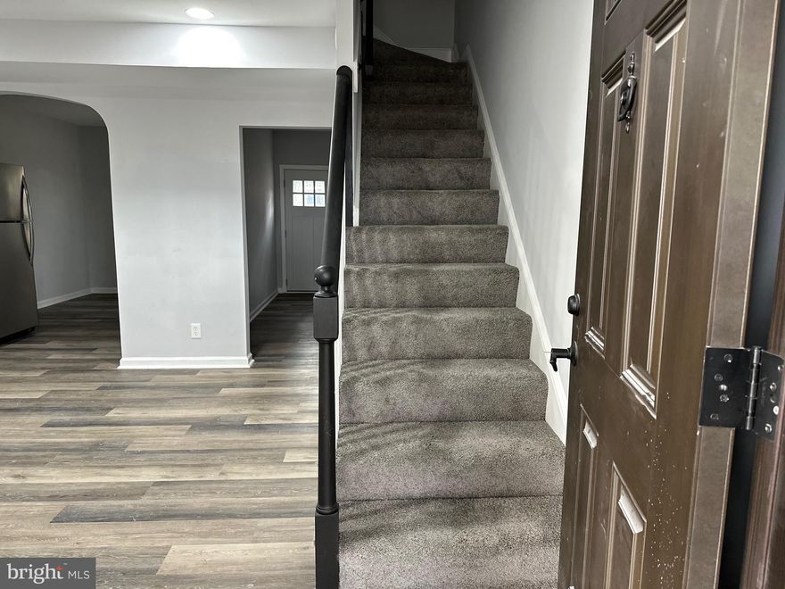 Come make this your home!  Move-In Ready. Updated stainless steal appliances, new carpet throughput the home, and updated bathrooms. This 3 bedroom townhome has three complete levels of living. Located near major highways, I-695, I-95. Schedule a tour today!