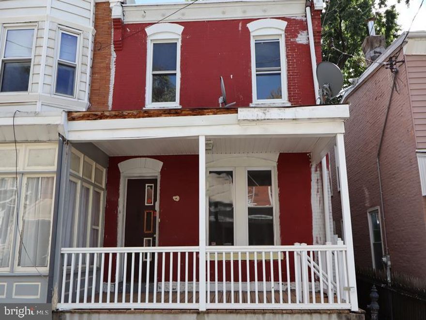 Great opportunity for this spacious Two Story Brick row located in the Germantown section of Philadelphia. Property features open front porch, spacious living room, dining room, kitchen with walk out access to fenced in rear yard. Second floor shows 3 good sizable bedrooms with ample closet space and 3pc. hall bath. Full unfinished basement, property is conveniently close to local shopping, schools,  transportation and mins. away from major roadways.