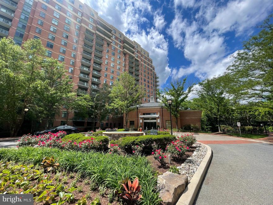 Spacious and radiant, this exquisite 2-bedroom corner unit, boasting over 1,500 square feet, commands the coveted 10th floor of the esteemed Sterling residence. Flooded with natural light, it features a wrap-around balcony offering sweeping panoramic vistas of the Pike and the charming neighborhoods of Rockville and North Bethesda. The kitchen, a gourmet's delight, showcases maple and granite accents. Gleaming hardwood flooring graces the main living area, enhancing its elegance. The master bedroom retreat is complete with a luxurious ensuite bathroom and a sizable walk-in closet. Convenience is key with the inclusion of a washer and dryer within the unit, along with two garage parking spaces. Residents enjoy the peace of mind provided by the secure building, which offers amenities such as a concierge, gym, swimming pool, and club room.

Experience unparalleled convenience by living close to Pike and Rose in North Bethesda, Maryland. Nestled in the heart of one of Montgomery County's most vibrant neighborhoods, residents enjoy easy access to a plethora of dining, shopping, and entertainment options. From trendy boutiques to acclaimed restaurants and lively nightlife, Pike and Rose offers something for everyone. Additionally, with its proximity to major transportation hubs and highways, commuting is a breeze, making it an ideal location for those seeking a dynamic urban lifestyle with suburban comforts.