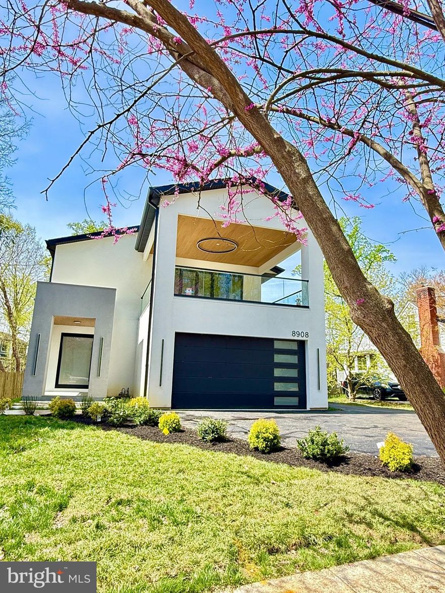 COMPLETELY REMODELED-2025!!  Experience the pinnacle of modern luxury in this completely rebuilt, 6-bedroom, 5-bathroom residence offering approximately 5,800 square feet of thoughtfully designed living space. Showcasing a seamless open floor plan, this exceptional home is filled with natural light and elevated by refined finishes throughout. The heart of the home is an extraordinary chef’s kitchen, featuring a spacious and highly functional layout, an expansive window over the sink, and a custom-designed pantry with tailored shelving perfectly blending beauty and practicality.   The main level is designed for both everyday living and elegant entertaining with a sophisticated family room with a fireplace and bifold doors that open effortlessly to the patio and backyard, highlighted by a sunlit dining room,  and a charming private office/bedroom with a full bath provides ideal flexibility for guests or multigenerational living, while a sleek mudroom offers convenient access from the two-car garage. Upstairs, the luxurious primary suite is a true retreat, featuring bifold doors that lead to a private balcony above the garage, a custom-designed walk-in closet with exquisite lighting, and a spa-inspired bathroom complete with a freestanding soaking tub, walk-in shower, and dual vanities. Three additional spacious bedrooms, a well-appointed hall bath, a Jack-and-Jill bath, and a conveniently located laundry room complete the upper level.  The fully finished lower level is designed for recreation and relaxation, offering a large game room, a stylish wet bar with a statement wall wine rack, a sixth bedroom with a full bath, and generous storage and utility space. The lower-level game room features walk-out glass French doors, effortlessly extending the living space while inviting abundant natural light and easy access to the outdoor setting. This extraordinary home delivers the perfect balance of modern sophistication, comfort, and functionality.   Nestled in the highly sought-after Sonoma neighborhood of Bethesda, this exceptional residence offers not only refined living, but an unparalleled lifestyle defined by location and convenience. Known for its tree-lined streets, established character, and thoughtfully spaced homes, Sonoma provides a quiet residential atmosphere just moments from the National Institutes of Health (NIH). The location offers easy access to downtown Bethesda’s premier dining, boutique shopping, and entertainment, along with nearby parks, major commuter routes, and public transportation for seamless connectivity to Washington, D.C. All this combining comfort, accessibility, and an ideal setting, this home presents an outstanding opportunity for those seeking refined living in a highly desirable Bethesda location.