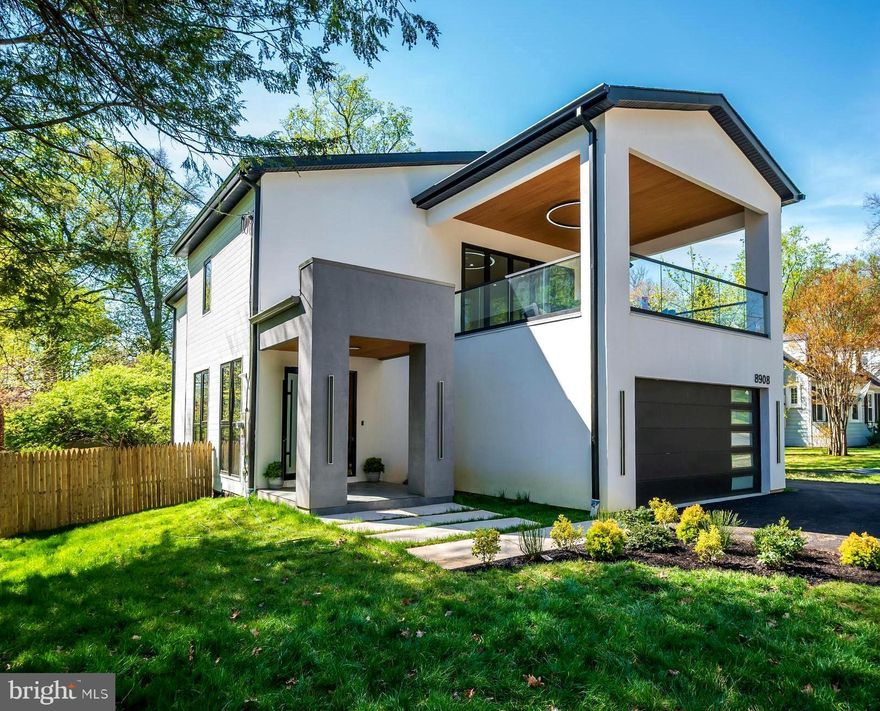 COMPLETELY REMODELED-2025!!  Experience the pinnacle of modern luxury in this completely rebuilt, 6-bedroom, 5-bathroom residence offering approximately 5,800 square feet of thoughtfully designed living space. Showcasing a seamless open floor plan, this exceptional home is filled with natural light and elevated by refined finishes throughout. The heart of the home is an extraordinary chef’s kitchen, featuring a spacious and highly functional layout, an expansive window over the sink, and a custom-designed pantry with tailored shelving perfectly blending beauty and practicality.   The main level is designed for both everyday living and elegant entertaining with a sophisticated family room with a fireplace and bifold doors that open effortlessly to the patio and backyard, highlighted by a sunlit dining room,  and a charming private office/bedroom with a full bath provides ideal flexibility for guests or multigenerational living, while a sleek mudroom offers convenient access from the two-car garage. Upstairs, the luxurious primary suite is a true retreat, featuring bifold doors that lead to a private balcony above the garage, a custom-designed walk-in closet with exquisite lighting, and a spa-inspired bathroom complete with a freestanding soaking tub, walk-in shower, and dual vanities. Three additional spacious bedrooms, a well-appointed hall bath, a Jack-and-Jill bath, and a conveniently located laundry room complete the upper level.  The fully finished lower level is designed for recreation and relaxation, offering a large game room, a stylish wet bar with a statement wall wine rack, a sixth bedroom with a full bath, and generous storage and utility space. The lower-level game room features walk-out glass French doors, effortlessly extending the living space while inviting abundant natural light and easy access to the outdoor setting. This extraordinary home delivers the perfect balance of modern sophistication, comfort, and functionality.   Nestled in the highly sought-after Sonoma neighborhood of Bethesda, this exceptional residence offers not only refined living, but an unparalleled lifestyle defined by location and convenience. Known for its tree-lined streets, established character, and thoughtfully spaced homes, Sonoma provides a quiet residential atmosphere just moments from the National Institutes of Health (NIH). The location offers easy access to downtown Bethesda’s premier dining, boutique shopping, and entertainment, along with nearby parks, major commuter routes, and public transportation for seamless connectivity to Washington, D.C. All this combining comfort, accessibility, and an ideal setting, this home presents an outstanding opportunity for those seeking refined living in a highly desirable Bethesda location.