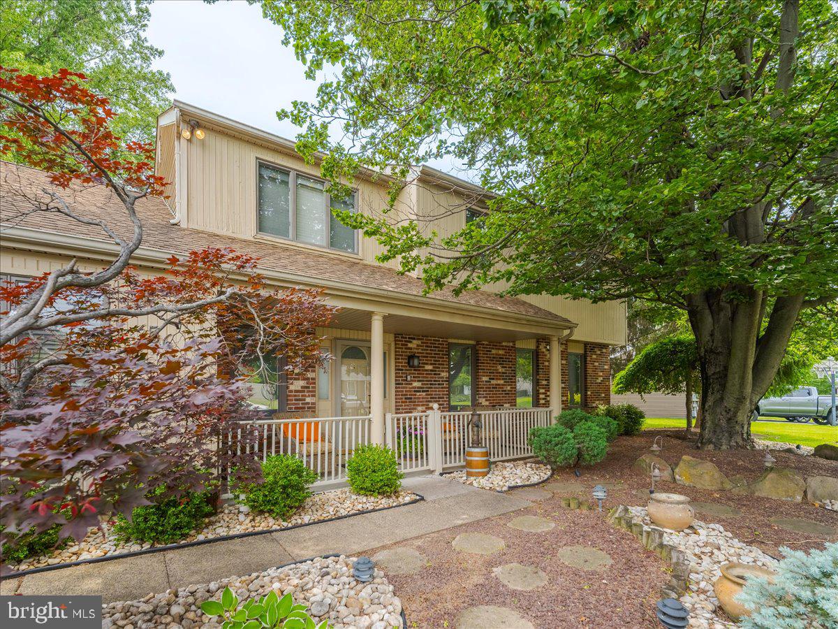 This semi-custom Colonial is located in much sought after Council Rock School District and invites you with it's awesome curb appeal and lavish welcoming landscape. Enter foyer leading to open stairway. Huge livingroom w/ recessed lighting custom window treatments, w/w carpets and more; formal dining room with custom cabinetry, an airy open concept family room, kichen and breakfast room design. The gourmet kitchen and breakfast room provides custom cabinetry, quartz counters, GE stainless steel appliances, including full size double ovens, and island with built-in cooktop, w/back draft ventilation and ample seating, a desk and skylight.
A stone floor to ceiling gas fireplace with custom glass screen with built in storage and bookcases on both sides, and large ceiling fan complete this expanded family room. Sliding doors lead to a serene setting in the well landscaped back yard, which is highlighted by a kidney shaped in ground pool, attached spa, gazebo and wooden storage shed.
Adjacent to the laundry offering newer washer, dryer, and laudry tub is a bonus/muti media room including additional closet space , shelving and cabinetry. The second floor offers large primary bedroom w/en-suite bath, a double wide entry to a step-up well appointed walk-in closet, dressing area and custom wardrobe.. Three additional spacious bedrooms and updated tiled guest bathroom with skylight. Windows have been upgraded and expanded creating a light filled environment throughout this wonderfull home. There are Dual HVAC systems, and propane for Fireplace.
Wall to wall carpets in Living room, dining room, stairs and FOUR bedrooms, Ceramic Tile in foyer, kitchen, family room as well as laundry and bonus room.
Spacious garage with pulldown storage overhead as well as pull down attic on second level offering ample space for seasonal stoarge.
Don't miss the opportunity to make this home your special forever place!