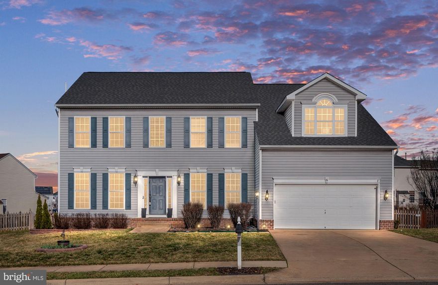 This Gorgeous Home offers 5 bedrooms, 4 full bathrooms, and nearly 4,000 square feet of comfortable yet elegant living. Feel at home as you enter the impressive 2-Story foyer with hardwood floors. The main level offers a spacious family room, formal dining room and beautiful updated kitchen with newer stainless appliances, custom backsplash and a big island. Additionally, this level presents a sizeable sunroom overlooking the backyard, a home office, which could be a main level bedroom, as it has a private entrance to a full bathroom and a mudroom with shelving. The upper-level features four bedrooms and 3 full bathrooms including an oversized 3-room owner’s suite with high ceiling, a large sitting room, dual entry walk-in closet and luxurious en-suite bathroom. All bedrooms on this level have direct access to a bathroom. The walkout to stairs lower-level is huge, offers a ton of possibilities and has rough-in plumbing. Located perfectly within 2 minutes of the VRE lot, a short walk to the community clubhouse with a pool, basketball court and playground. Walking distance to Conway Elementary and Merit School and so convenient to shopping, restaurants, parks and commuter routes. This is the one!