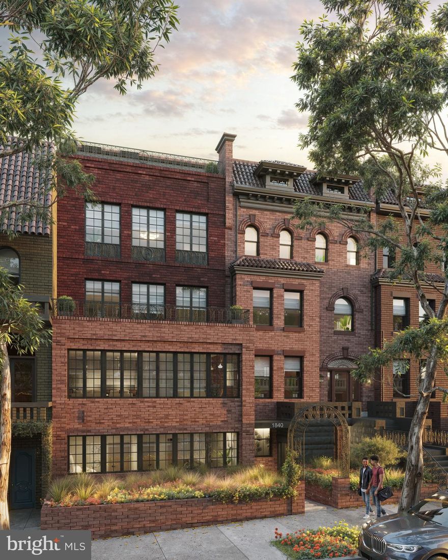 Welcome to Bellton Park, an exceptional new development in the prestigious Kalorama neighborhood, offering a rare blend of sophistication and exclusivity.  Each home is uniquely designed, as no two floor plans are alike.

Residence 11 is a stunning 3BR/Den/2.5BA PENTHOUSE that combines luxurious, single-level living with the convenience of private elevator access.  You can enjoy outdoor living with two MASSIVE private terraces—one at the front of the home and another at the rear home.  EVERY room in this home has access to private outdoor space with PANORAMIC VIEWS.

Inside, this exquisite residence boasts soaring 10' ceilings, a gas fire place, a custom wine bar, elegant archways, and pristine white oak herringbone wood flooring.  The custom millwork adds a touch of refinement, while the chef-inspired kitchen features top-of-the-line Sub-Zero, Wolf and Thermador appliances.  Additionally, custom closets and a convenient laundry room with a sink enhance functionality and comfort.

The spacious living room and one of the guest bedrooms open up to an expansive rear terrace, offering picturesque views of the Washington Monument and the Capitol.  Meanwhile, both the primary and second bedrooms have direct access to a second private terrace at the front, providing a tranquil retreat that captures the timeless charm of historic Kalorama.