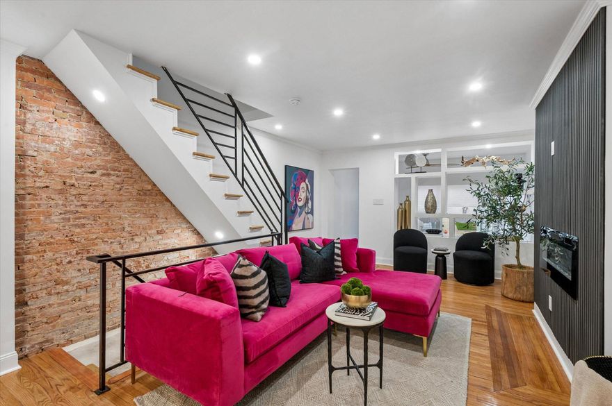 Aesthetics. Character. Trendsetting features. Are you ready to fall in love with your new home? Allow me to introduce you to 1920 Medary Avenue. A West Oak Lane rowhome nestled in the center of the street. This beauty is laced with original hardwood floors (refinished with perfection), black paneled walls, black and gold sconces, a gourmet kitchen with a peninsula, stainless steel appliances, a second-floor laundry area, exposed brick, a finished basement with the fourth bedroom nestled in the rear, central air, a closed-in porch and much more. The beauty of this home is found in the second-floor hallway bathroom. The porcelain soaker tub features a personalized gold handheld shower wand, barn doors and a skylight. With close proximity to public transportation, expressways and major highways, your new home awaits your presence. Obtain your preapproval and submit your offer. Your keys are waiting for you!