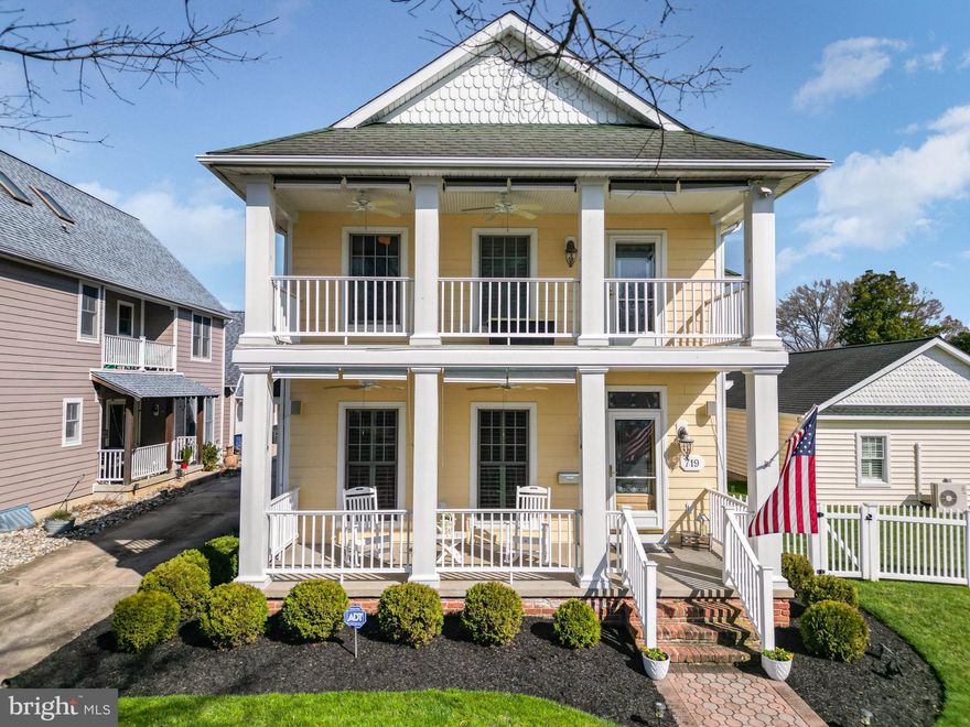 Rarely Offered, Beautiful Two Story Colonial in Historic Havre de Grace Maryland.  Two Blocks from Tydings Park/Concord Point Lighthouse and Waterfront.

Exterior of home has maintenance free Hardi plank Siding, Two Covered Decks, Master Suite has Private Balcony, Ceiling fans,  and Extensive Hardscape throughout Property.

First and Second floors have Bruce Hardwood Floors with Lower Level Ceramic Tile .  Cabinet Built-Ins,  CAT5 wiring system, Surround Sound and SONOS throughout home.  Recessed Lighting on All Levels allows you to control lighting saturation on each level.

New HVAC and Tankless Water System in 2021.  The Two Car Garage leads to Private Serenity Garden.