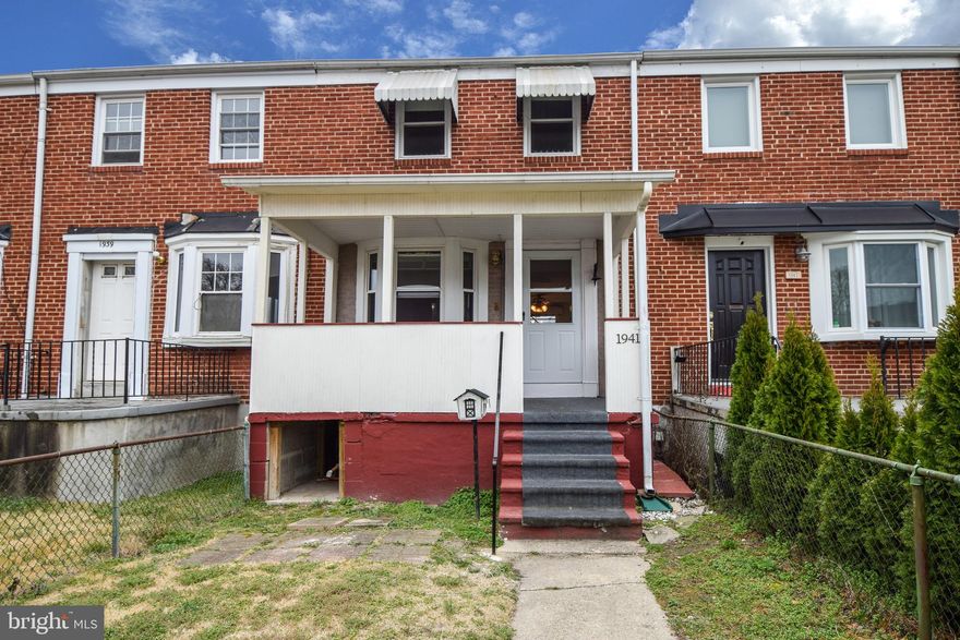 Own this home for hundreds less than renting or make it your investment property! This rowhome features a spacious living room and a separate dining room, original hardwood floors throughout the house, large windows and a detached 1 car garage. From the rear porch, you'll have a picturesque view of the Bear Creek. Be sure to check out the custom made 3D Virtual Tour at https://my.matterport.com/show/?m=RRqdbhdieKd&mls=1 and schedule a showing today!