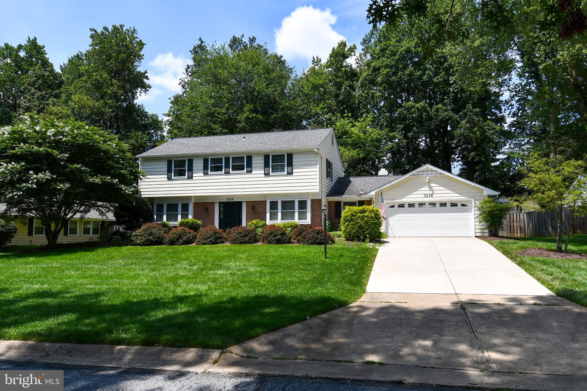 Home being sold strictly AS IS. Sellers prefer Flynn TItle
Lovingly maintained 4 BR, 2.5 bath Colonial in the sought after neighborhood of Strathmore Bel Pre. This home features a traditional living space arrangement with 4 nicely sized bedrooms upstairs.
As you enter the home you will find yourself in the large, airy foyer with sturdy slate flooring and hardwood stairs leading to the second floor. To your left, a bright, expansive living room space, featuring beautiful classic parquet hardwood floors and lots of windows and light. Across from the living room to your right, a separate formal dining room also boasting beautiful parquet flooring which connects to the eat-in kitchen. Straight ahead you will pass the renovated power room and enter the kitchen area which contains a space for a separate dining area and a sliding door leading to the outdoor patio/entertainment area. The kitchen itself contains lots of cabinetry, generous counter space to work on, a double wall oven, built in microwave and surface style stove cooktop. Adjacent to the kitchen is a generously sized and comfortable family room, complete with a cozy brick, wood burning fireplace with built in bookshelves on either side. Perfect for relaxing evenings watching TV or reading by the fire. You'll also find a large laundry/mudroom area with tons of extra storage conveniently located off the oversized two-car garage.
Venture upstairs to find the wooden floored hallway connecting 4 very nicely sized bedrooms. While one of the bedrooms has the same wooden flooring as the hallway, the remaining 3 are carpeted. This home is being sold by the original owner who says that there are indeed wooden floors under the carpeted bedrooms. The spacious primary bedroom comes with its own renovated private bath with a large dressing area, huge walk in closet and updated walk-in shower with bench. The 3 other bedrooms share a hall bath with a tub shower. AC unit - 2013, Hot Water heater - 2015, Roof 10 years.
The property is located in the popular Strathmore at Bel Pre neighborhood which enjoys a community pool and tennis & pickelball courts and is very convenient to Glenmont Metro Station (approximately 3 miles), Metrobus, Ride-On, the ICC highway, elementary schools, Aspen Hill Club, golf courses, places of worship, shopping, restaurants, and the Aspen Hill Library.