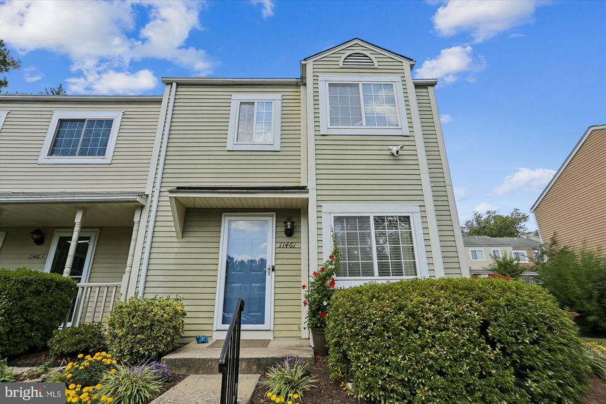 Amazing end unit town home with two spacious bedrooms and two updated full bathrooms. The updated kitchen and foyer both include porcelain flooring. There is a convenient pass-through bar from the kitchen to the living room. A slider door directly off the dining room leads outside to the rear patio. The level backyard is fenced-in and features a gazebo.  Owner occupied and under home warranty since 2012. All work has been done by professional contractors. Hot water heater replaced in May 2025. The stove, microwave and dishwasher are GE Profile and replaced in Feb 2021. HVAC unit includes a whole house humidifier. Washer and dryer on main level. One reserved parking space with plenty of unassigned parking. HOA includes pool, tot-lot, and snow removal. Conveniently located near shopping, dining, and recreation. Easy access to I-270, Shady Grove Metro, and MARC Train. Don’t miss out!