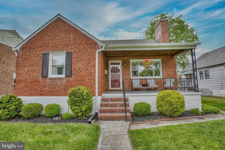 CHARMING TRUE 4 BEDROOM CAPE COD ON QUIET, TREE-LINED STREET IN PARKVILLE. LIVING ROOM WITH WOOD-BURNING FIREPLACE, SEPARATE FORMAL DINING ROOM,  EAT-IN KITCHEN LEADS TO DECK AND LOVELY FENCED BACKYARD.  MAIN LEVEL - 2 SPACIOUS BEDROOMS AND FULL BATHROOM. **HARDWOOD UNDER CARPET ON THE MAIN. UPPER LEVEL - 2 MORE BEDROOMS WITH CHARMING BUILT-INS AND 2ND FULL BATHROOM. LARGE LOWER LEVEL CLUB ROOM, LAUNDRY ROOM, STORAGE ROOM AND "BALTIMORE FLUSH".  WATER HEATER- 1 YR OLD. ROOF & SIDING -  2 YRS OLD.  AC & FURNACE- 2017. LOVINGLY MAINTAINED BY LONG-TIME OWNERS!