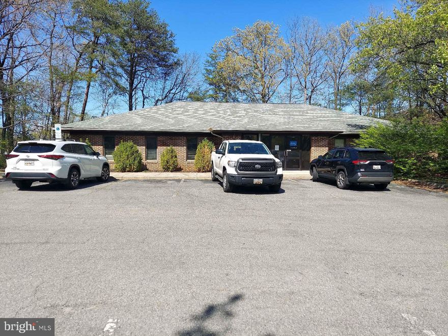 ONLINE AUCTION: This auction takes place on the Ashland Auction Group Website Bidding Platform. Bidding begins 04/24/2026 @ 10:00 AM. Bidding ends 04/28/2026 @ 11:30 AM. List Price is Suggested Opening Bid. Deposit: $50,000. Large 1 Story Detached Office Building located in Waldorf, Maryland within Charles County. May be set up as 2 units. Property is in close proximity to St. Charles Town Center & Charles County Plaza. Easy Access to major Traffic Artery Route 301 (Crain Hwy). Property is occupied.  Believed to be currently used as in insurance office. 
Property is believed to be Set Up As:
- 1/3 of space is office rooms (6) 
-2/3 of space is an open configuration 
-(2) Half Bathrooms | (1) Men's Restroom (1) Women's Restroom
-Kitchenette 
-Storage room