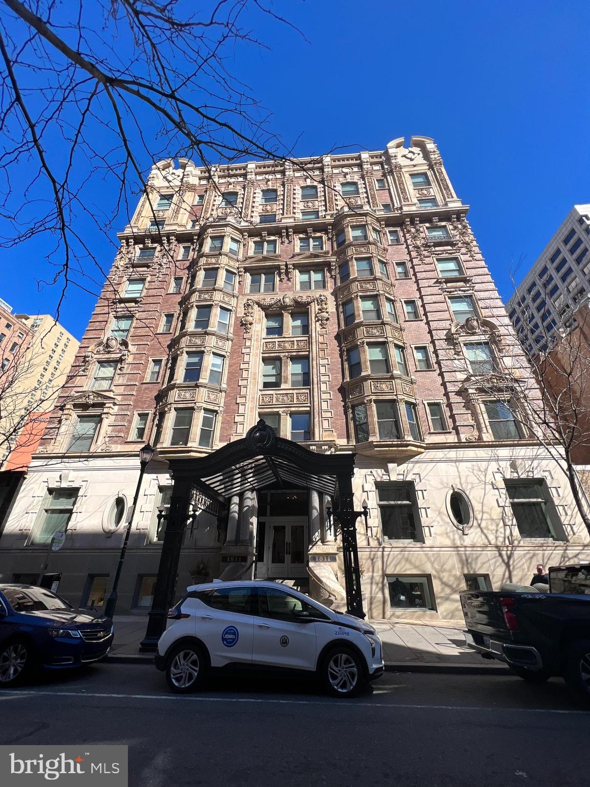 Welcome to the Belgravia Condos in the heart of Rittenhouse.   Built in 1902 and designed by Fredrick Milligan and Samuel Webber, the Belgravia is a historic landmark featuring Beaux Arts architecture.  Love old world charm but modern amenities, check out this sophisticated 2 Bedroom unit each with en suite baths and loads of closet space.   With foyer entry, hardwood flooring, open living and dining areas plus galley kitchen, this floor plan is sure to delight your inner designer.   Enjoy huge windows, large bedrooms, additional powder room, and your own private outdoor space.  Features 2 large bedrooms and huge bathrooms and powder room, laundry, gourmet kitchen, and balcony!  Enjoy secure access, 24 hour concierge, on site fitness center, bike storage room, and play area for kids.   Just steps away from the hottest restaurants,  a couple blocks from the park, and loads of Center City fun right outside your door.   Make your reservation today.
