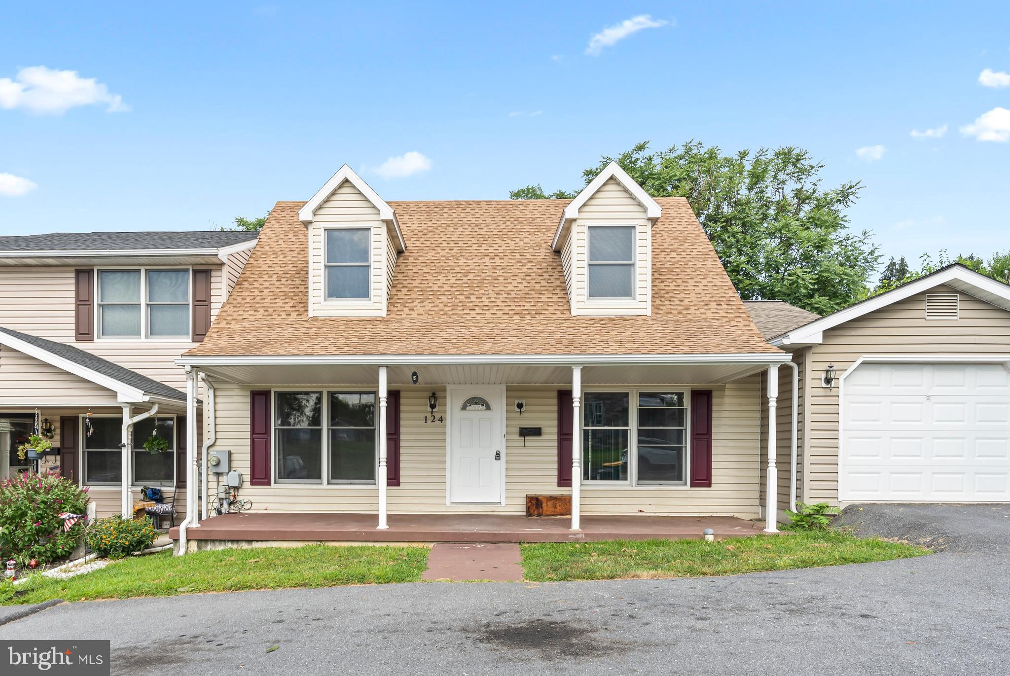 Welcome Home to 124 Frick Avenue! This 2006-Built Cape-Cod style home is convenient, efficient, modern, and affordable! The home features many sought-after features including dual HVAC Zones (2 Heat pumps) , poured concrete foundation, a 5 year old architectural shingled roof(With A Lifetime Warranty!), an entry-level main-floor bedroom, finished basement, main floor laundry, 2 FULL bathrooms, off-street parking, and much more! The home also features newer vinyl flooring in parts of the first and second floors. The home features double HVAC heat pumps, providing 2 zones for even heating/cooling on the upper and lower levels. The walk-out-stair finished basement provides the option for a bonus/recreation room, or a possible 4th bedroom! The options are limitless for this extra finished space. The home has a rear deck and spacious rear yard. This property is located in a USDA Eligible area, which has the potential for 0% down! Ask your mortgage lender for more details. Don't wait! This property won't last long! Call today to schedule your private tour.