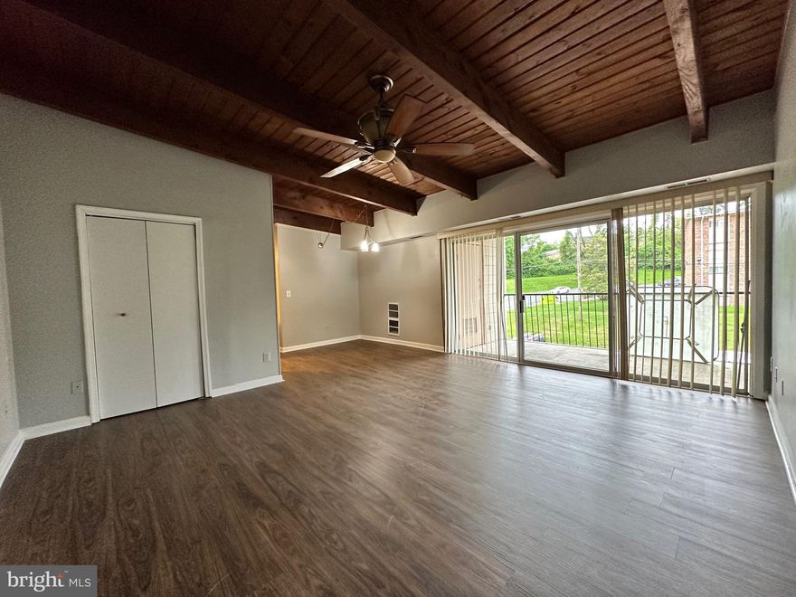 This is a beautiful  renovated 2 bedroom 1 Bath Condo. Big and spacious living with gleaming hardwood floors throughout . Brand new appliances. Rent includes all utilities except electric. Nice neighborhood with lots of parking (parking lot). Very close to Metro. Available for immediate move-in.