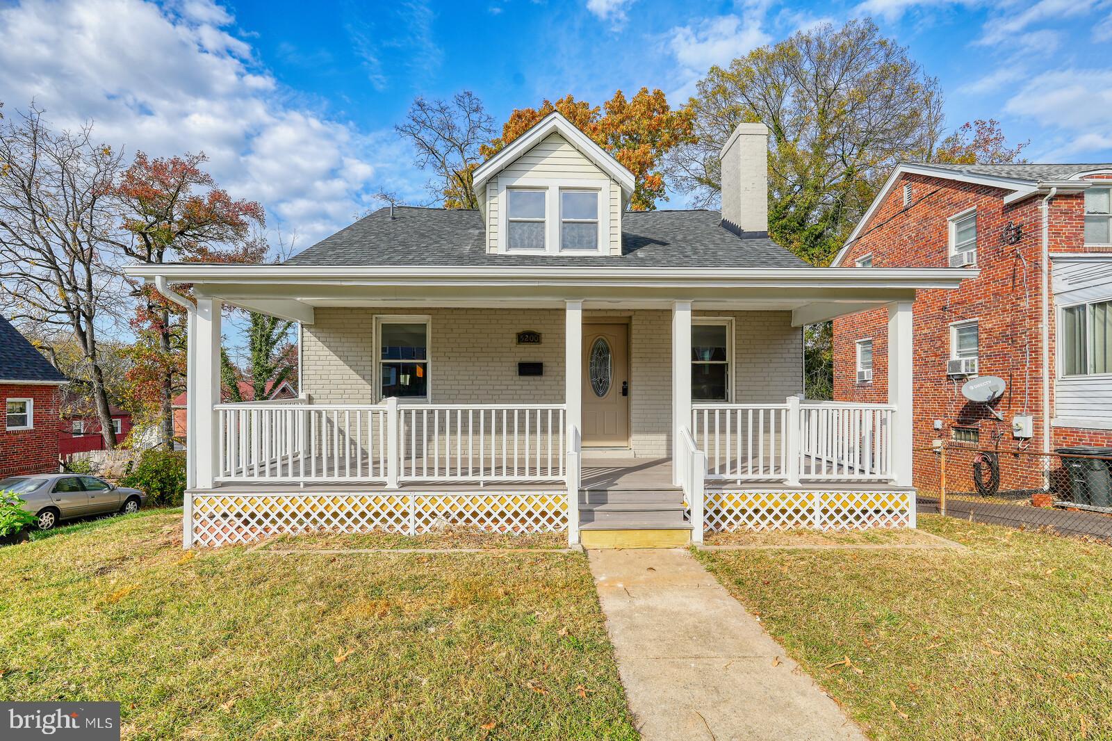 Wonderful residential or investment property! Updated 3-level single-family home with six bedrooms and three full bathrooms. New carpeting and luxury vinyl plank throughout. Brick gas-burning fireplace in living room. Secure side access door to lower level creates the opportunity for separate apartment or in-law suite! Main level features a modified open floor plan with living room, table-space kitchen, one bedroom and one full bath, and a laundry room (with stackable washer/dryer). Kitchen has stainless steel appliances including a gas range, upgraded cabinets and countertops. Upper level boasts two bedrooms and a full bath -- the primary has two generous closets! The spacious lower level has three legal bedrooms, full bath, large family room, and a utility room with second washer and dryer. Home has zoned gas heating and air conditioning, double-paned replacement windows, and a new front porch with Trex flooring. Nice back yard has large, vinyl-sided storage shed with built-in shelving. Enjoy a driveway with parking for four! This gem is close to shopping and restaurants, and close to major commuter routes with several Metro Stops within 3 miles. Make this home your own or part of your portfolio!