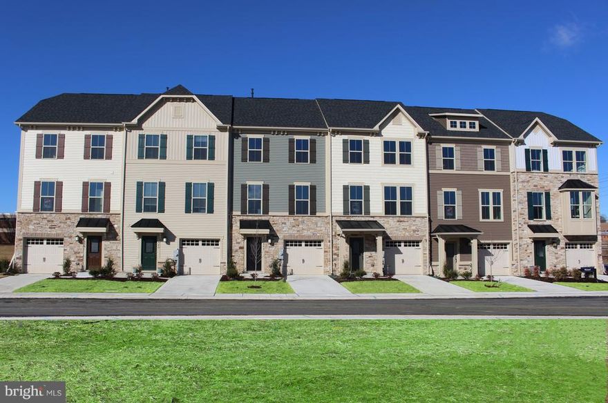 BEETHOVEN at Highgate Village. Luxury Townhomes in Highgate Village, a planned community in Halethorpe close to transit and shopping.  End unit with 3BR/2.5BA. Upper level has Owner's Suite with walk-in closet and private bath; 2 other Bedrooms; Main Bath; and Laundry with washer & dryer. Main living level has Living Rm, Powder Rm,  Gourmet Kitchen with huge Island, granite countertops, pantry, and GE SS Appliances including refrigerator and gas range. Lower level has Foyer; finished Recreation Rm with sliding glass walkout to yard. 1-car Garage w/auto opener.  Community is SOLD OUT. Go to ryanhomes.com for current communities and availability. Photos representative only.