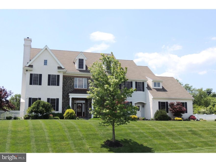 Spectacular Parker Preserve estate home is bright and cheerful. Dramatic center hall entrance is flanked by spacious formal Living and Dining Rooms. Gourmet chef's kitchen will wow you with the custom cabinetry, detailed tile backsplash, granite countertops and Viking appliances. A sun-filled morning room, family rm with coffered ceiling and wall of windows make this home perfect for entertaining. 1st Floor Study offers built-in Bookcases and Sunroom is the perfect place to curl up with a good book. The 2nd floor offers a grand master suite w/sitting room, walk-in closets, dressing area, and a spectacular spa-like bath. Four large additional bedrms, 3 additional Baths, laundry, and sitting area complete the 2nd floor. Finished lower level--foers full-equipped bar, full bath, media/exercise/entertainment areas. A walk-up attic is available for additional space. The fully fenced rear yard offers deck, stone patio, fire pit, and water feature--sure to be a favorite gathering space. This outstanding property is located in the beautiful Brandywine Valley, close to Longwood Gardens, Winterthur, and Chadds Ford, numerous other cultural venues, schools and many shopping and restaurant options, easy access to Wilmington, Philadelphia, and the Airport.