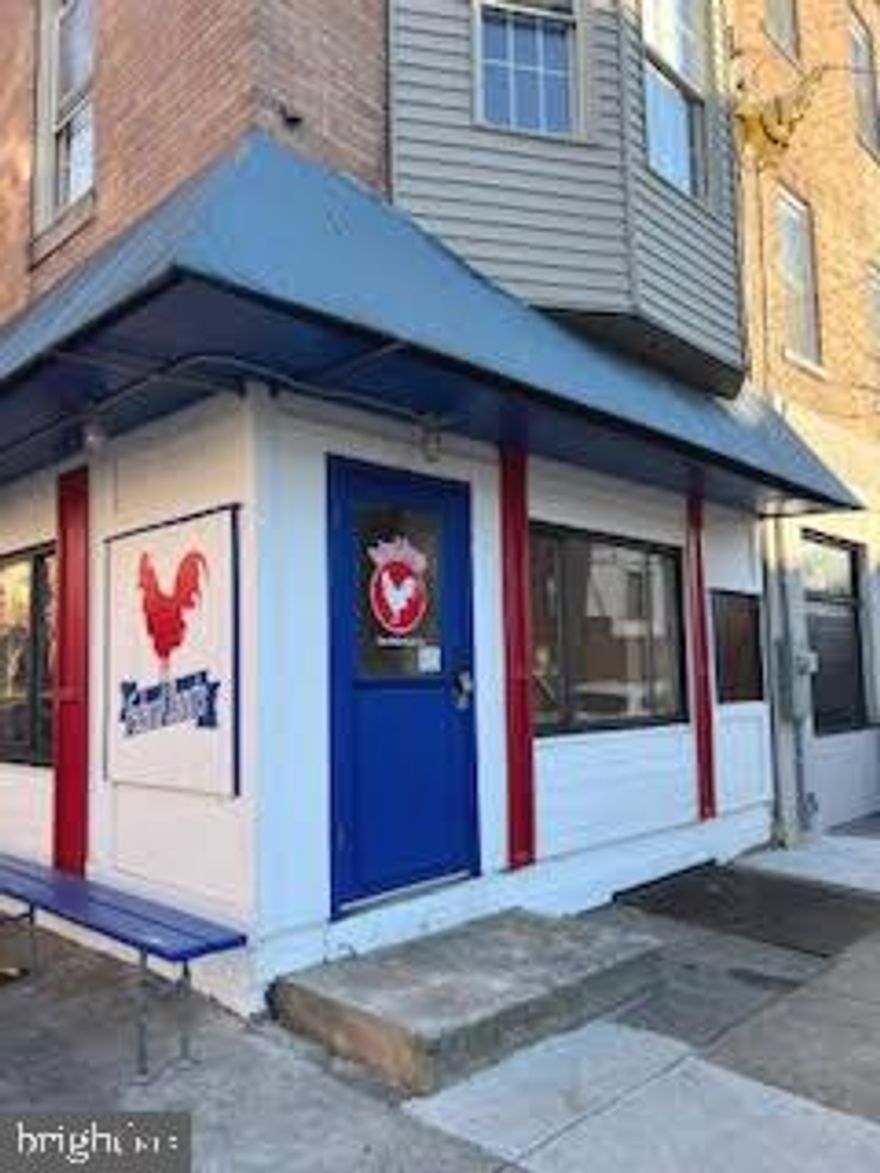 Special commercial property on the corner of 2nd & Manton where 13 years ago an unknown company started and is now super successful. Perfect for a store, office or restaurant. Located on the north end of Pennsport, just a stone's throw from Queen Village with easy access to the waterfront, public transportation, shopping and highways. It is a small first floor and basement property, formerly a donut store and prior to that a pizza shop.